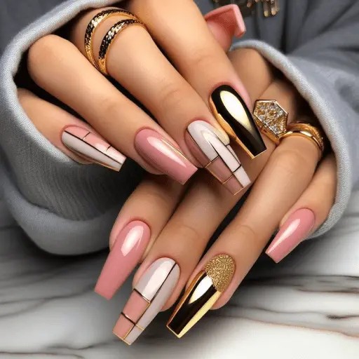Birthday Nails Short